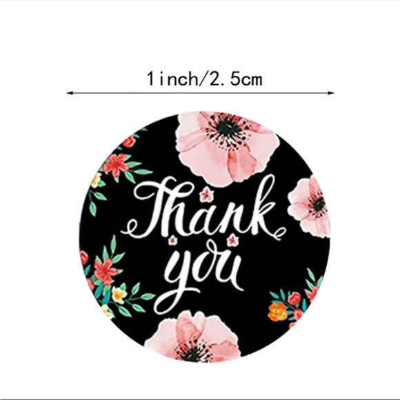 500 count thank you stickers brand new - Picture 2 of 3